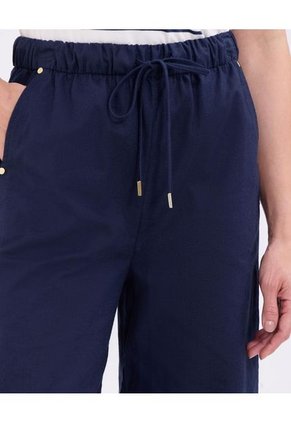 Pantalón Para Mujer Multiusos Plano Color Azul Marca Patprimo #30072002