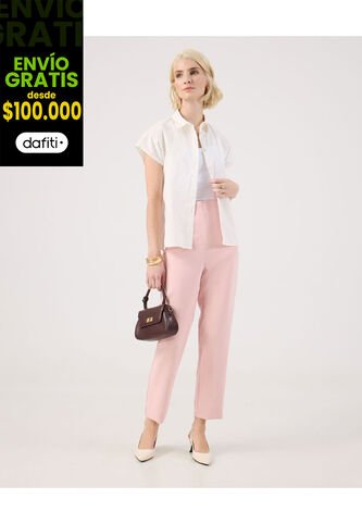 Pantalón Para Mujer Moda Color Rosa Marca Patprimo #30072057 Patprimo