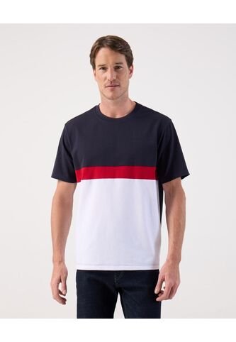 Camiseta  Para Hombre Manga Corta Cuello Redondo Color Azul Marca Patprimo #44097219 Patprimo