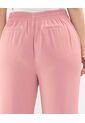 Pantalón Fluido Con Cinturón  Para Mujer Rosa Patprimo de Patprimo