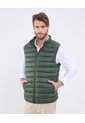 Chaleco Unicolor Acolchado  Para Hombre Verde Patprimo de Patprimo