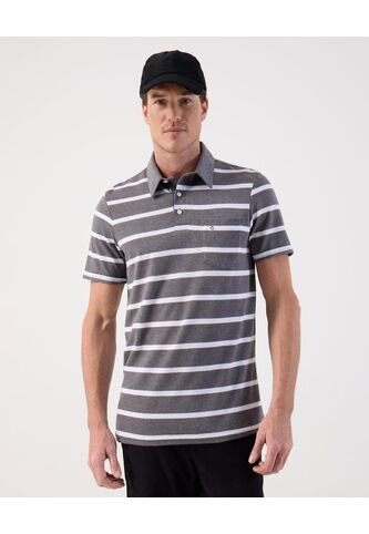 Polo  Para Hombre Cuello Maquina Con Bolsillo Color Gris Marca Patprimo #44112759 Patprimo