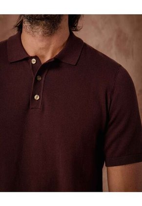 Polo  Para Hombre Cuello Tejido Sin Bolsillo Color Café Marca Patprimo #44112790