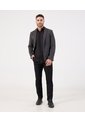 Camisa Formal De Manga Larga   Para Hombre Negro Patprimo de Patprimo