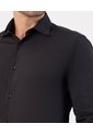 Camisa Formal De Manga Larga   Para Hombre Negro Patprimo de Patprimo
