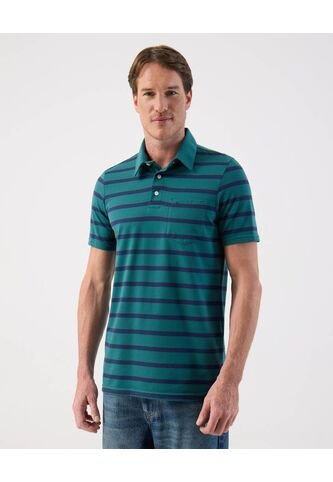 Polo  Para Hombre Cuello Maquina Con Bolsillo Color Verde Marca Patprimo #44112759 Patprimo