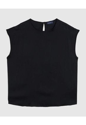 Blusa Para Mujer Manga Corta Color Negro Marca Patprimo #14121415