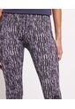 Leggings Largo Estampado  Para Mujer Gris Patprimo de Patprimo