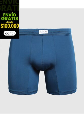 Boxer X1 Para Hombre Filete Medio Color Azul Marca Patprimo #44000251 Patprimo