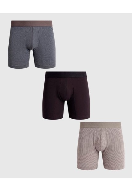 Pack X3 Bóxers Medio Anatómicos Para Hombre X3 Para Hombre Surtido Patprimo