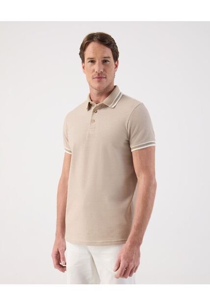 Polo  Para Hombre Cuello Tejido Sin Bolsillo Color Café Marca Patprimo #44117287