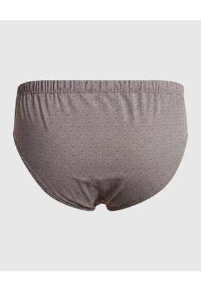 Calzoncillo Clasico Estampado  X1 Para Hombre Gris Patprimo