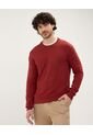 Saco Tejido Con Parches  Para Hombre Vino Patprimo de Patprimo