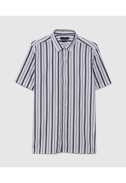 Camisa Para Hombre Manga Corta Sin Bolsillo Color Blanco Marca Patprimo #44012912