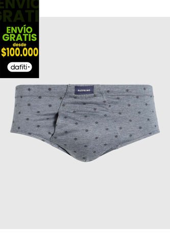 Boxer X1 Para Hombre Clasico Color Gris Marca Patprimo #10044-H0 Patprimo