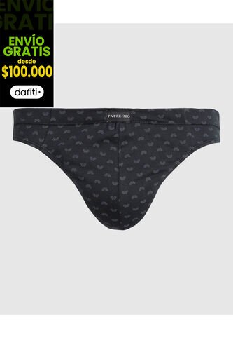 Boxer X1 Para Hombre Tanga Color Negro Marca Patprimo #10054-H0 Patprimo