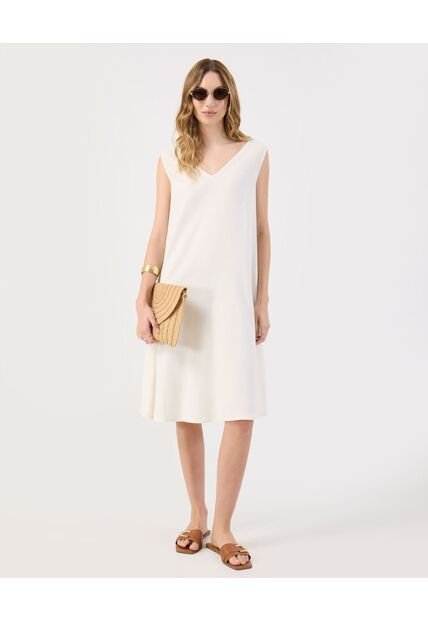 Vestido  Para Mujer M/Sisa Medio Color Crema Marca Patprimo #30171079