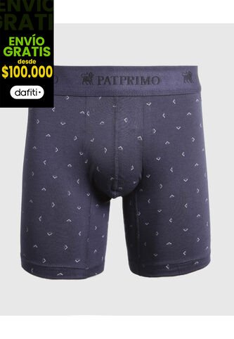 Boxer X1 Para Hombre Filete Medio Color Azul Marca Patprimo #44000180 Patprimo