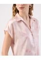 Camisa  Para Mujer Manga Corta Color Rosa Marca Patprimo #30010769 de Patprimo