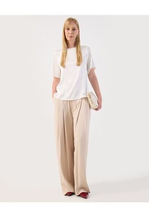 Blusa  Para Mujer Manga Corta Color Blanco Marca Patprimo #30123666