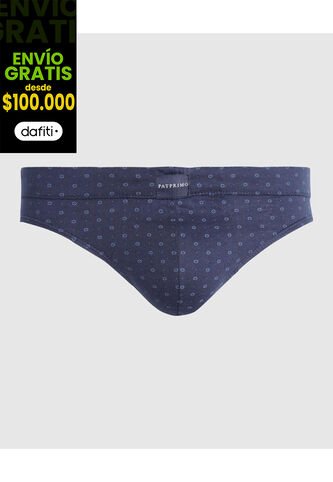 Boxer X1 Para Hombre Bikini Color Azul Marca Patprimo #44000076 Patprimo