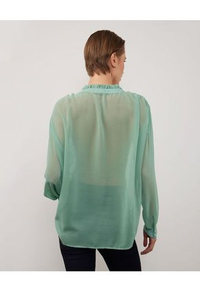 Blusa Para Mujer Manga Larga Color Verde Marca Patprimo #30123253