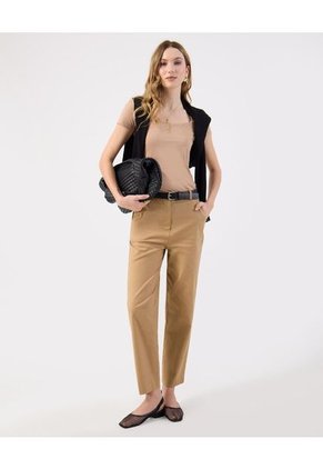 Pantalón  Para Mujer Chino Color Beige Marca Patprimo #30072053