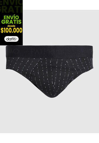 Boxer X1 Para Hombre Brief Color Negro Marca Patprimo #44000458 Patprimo