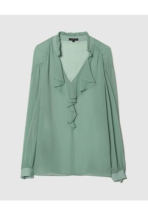 Blusa Para Mujer Manga Larga Color Verde Marca Patprimo #30123253