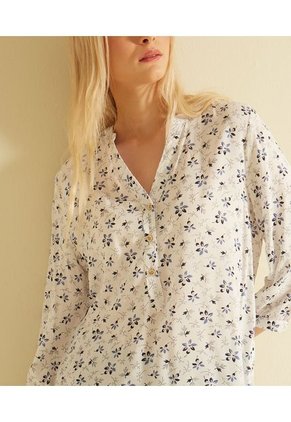 Blusa Para Mujer Manga 3/4 Color Indigo Marca Patprimo #30122899