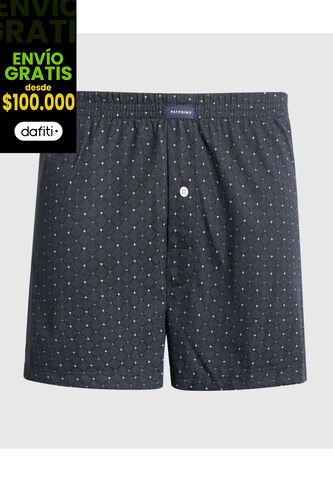 Boxer X1 Para Hombre Bragueta Amplio Color Negro Marca Patprimo #10560-H0 Patprimo