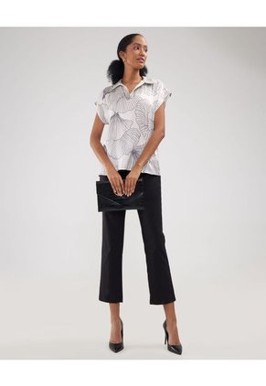 Blusa Para Mujer Manga Corta Color Blanco Marca Patprimo #30123340