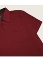 Polo Para Hombre Cuello Maquina Con Bolsillo Color Vino Marca Patprimo #44110981 de Patprimo