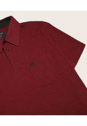 Polo Para Hombre Cuello Maquina Con Bolsillo Color Vino Marca Patprimo #44110981