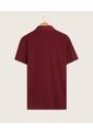 Polo Para Hombre Cuello Maquina Con Bolsillo Color Vino Marca Patprimo #44110981 de Patprimo