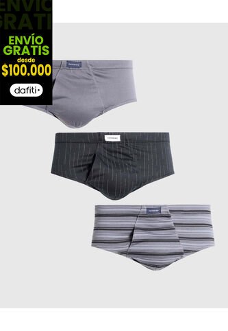 Boxer X3 Para Hombre Clasico Color Surtido Marca Patprimo #44130002 Patprimo