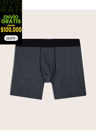 Boxer X1 Para Hombre Fleat Seamer Medio Color Negro Marca Patprimo #44000090 Patprimo