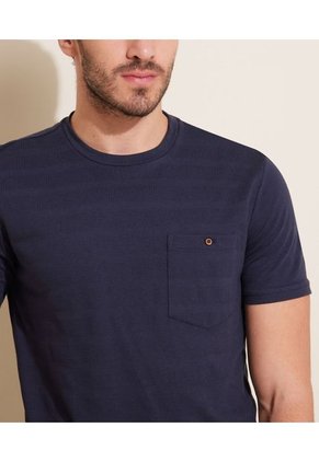 Camiseta Para Hombre Manga Corta Color Azul  Marca Patprimo #44090788