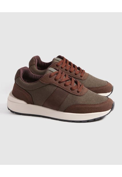 Tenis Para Hombre Casual Color Café  Marca Patprimo #44720057