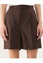 Short Para Mujer  Color Café Oscuro Marca Patprimo #30190072 de Patprimo