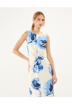 Vestido Para Mujer M/Sisa Largo Color Crema Marca Patprimo #30171020