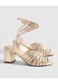 Sandalias Para Mujer  Color Dorado Marca Patprimo #30690093 de Patprimo