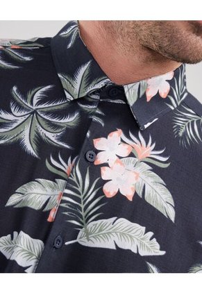 Camisa Para Hombre Manga Corta Sin Bolsillo Color Azul  Marca Patprimo #44013013