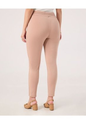 Leggins Con Botones Y Alforzas  Para Mujer Café Patprimo