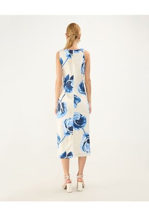 Vestido Para Mujer M/Sisa Largo Color Crema Marca Patprimo #30171020