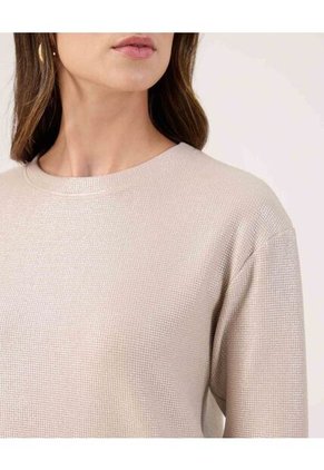 Saco Para Mujer Cuello Redondo Color Beige Marca Patprimo #30330669