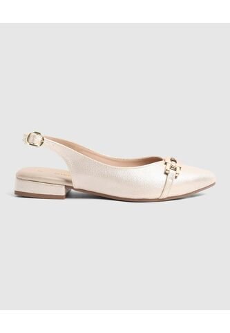 Baletas  Para Mujer  Color Dorado Marca Patprimo #30660049 Patprimo