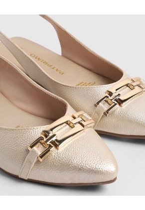 Baletas Para Mujer Color Dorado Marca Patprimo #30660049