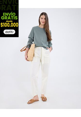 Pantalón Para Mujer Moda Color Blanco Marca Patprimo #30072028 Patprimo