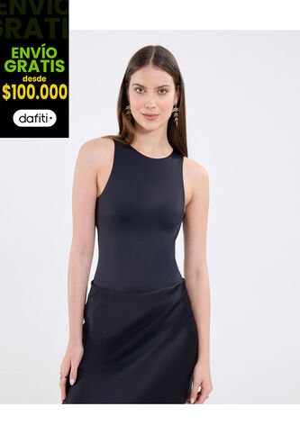 Body Para Mujer Manga Sisa Color Negro Marca Patprimo #30200010 Patprimo